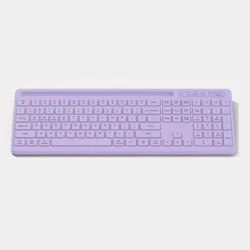 Full Size Keyboard with Tablet Holder - heyday™ Purple Rose