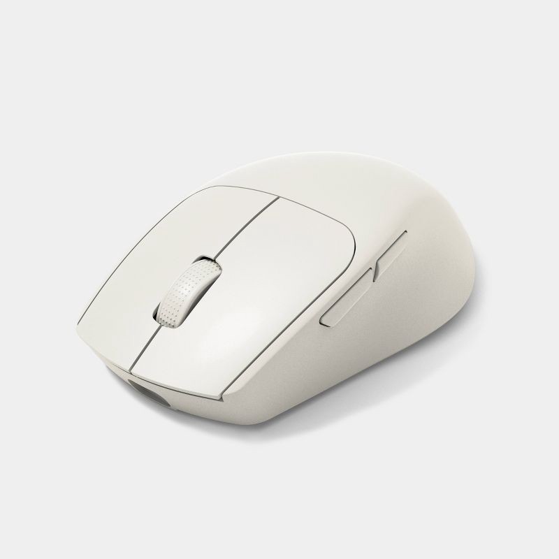slide 1 of 5, Ergonomic Rechargeable Wireless Mouse - heyday™ Unbleached Cotton, 1 ct