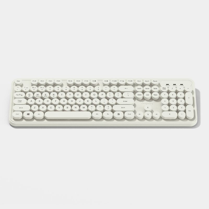 slide 1 of 7, Full Size Pop Key Keyboard - heyday™ White, 1 ct