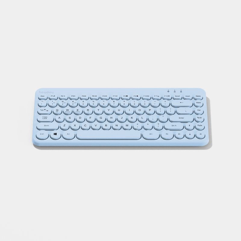 slide 1 of 6, Compact Circle Key Keyboard - heyday™ Blue Aura, 1 ct