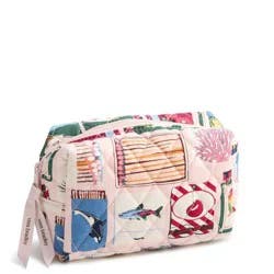 Vera Bradley Matchbook Collection Essential Small Storage Travel Pouch - Pink