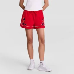 Champion Women's Goalkeeper Rose Embroidery Shorts - Red L