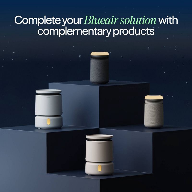 slide 12 of 12, Blueair Mini Restful Air purifier and Sunrise Clock Midnight Blue, 1 ct