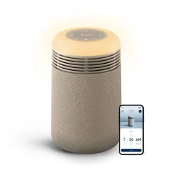Blueair Mini Restful Air purifier and Sunrise Clock Beige