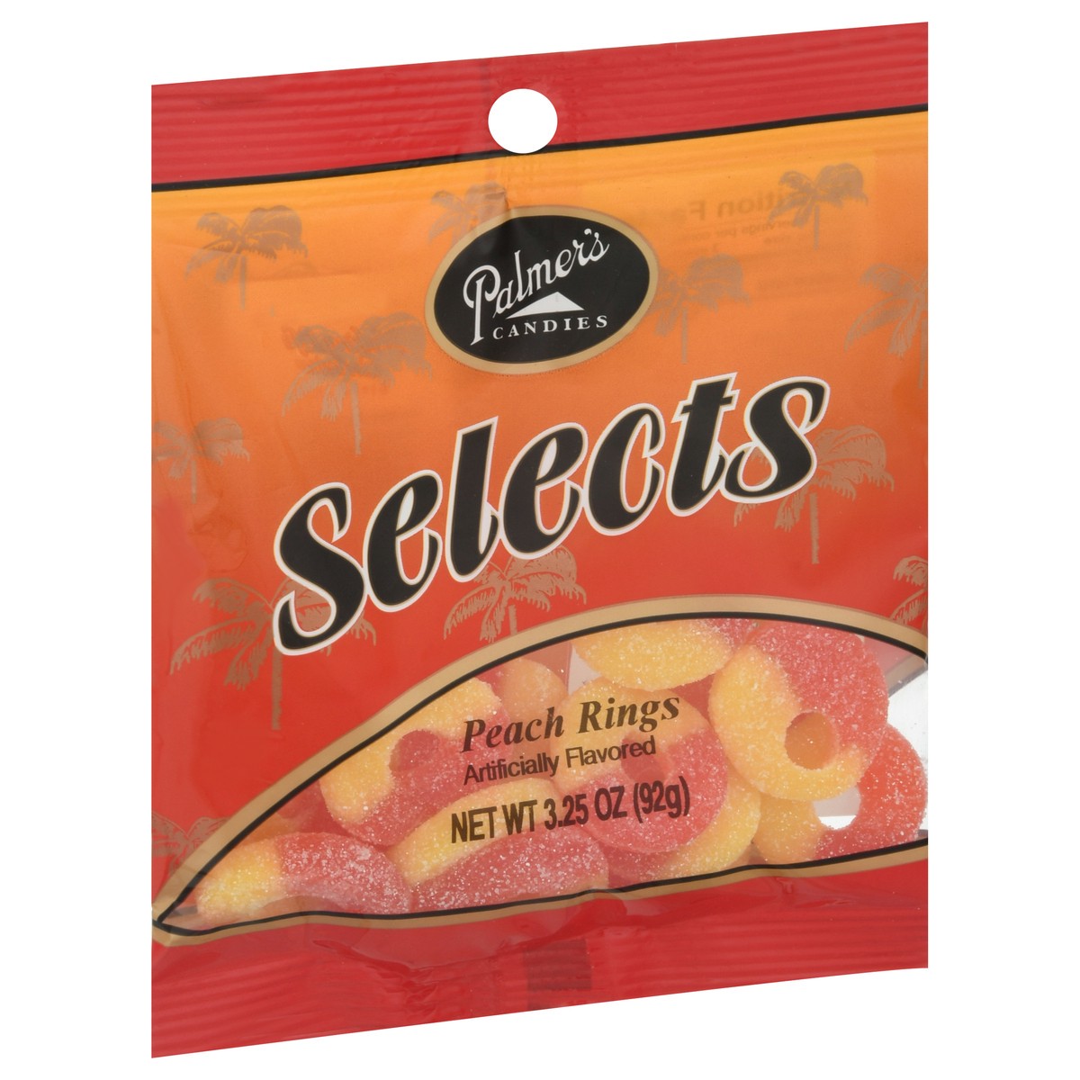 slide 2 of 11, Palmer's Selects Peach Rings Candies 3.25 oz, 3.25 oz