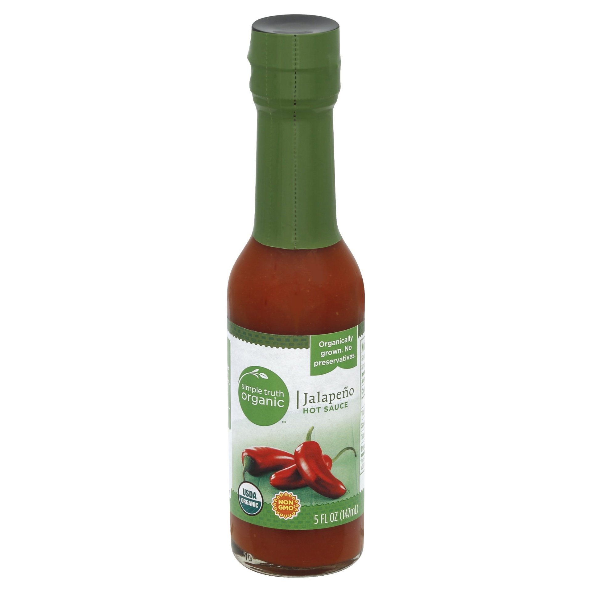 slide 1 of 1, Simple Truth Organic Jalapeno Hot Sauce, 5 fl oz