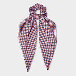Americana Gingham Print Twister with Tails - Red/White/Blue