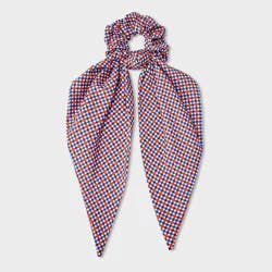 Americana Gingham Print Twister with Tails - Red/White/Blue