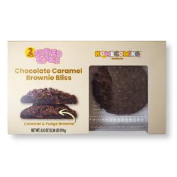 Homecoming Cookie Co. Chocolate Caramel Brownie Bliss Stuffed Cookie - 6.13oz/2ct
