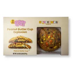 Homecoming Cookie Co. Peanut Butter Cup Explosion Stuffed Cookie - 6.13oz/2ct