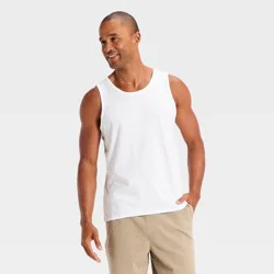 Men's Every Wear Value Tank Top - Goodfellow & Co White L