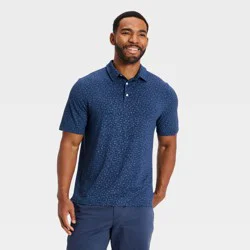 Men's Comfort Wear Polo Shirt - Goodfellow & Co™ Navy Blue S