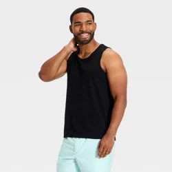 Men's Every Wear Value Tank Top - Goodfellow & Co Black XL