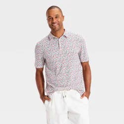 Men's Comfort Wear Polo Shirt - Goodfellow & Co™ Red XXL