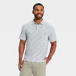 Men's Comfort Wear Polo Shirt - Goodfellow & Co™ White L