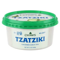 Cedar's Cucumber Garlic Dill Tzatziki Dip - 12oz