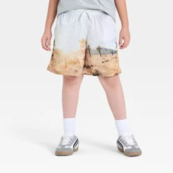 Boys' Desert Print Mesh Shorts - art class™ White S