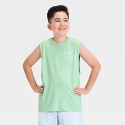 Boys' "Pacific Northwest" Graphic Tank Top - art class™ Mint Green S