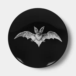 Stoneware Halloween Bat Appetizer Plate Black - Threshold™"