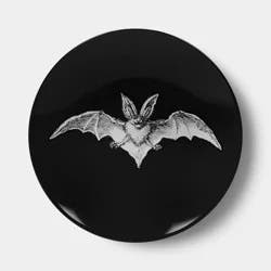 Stoneware Halloween Bat Appetizer Plate Black - Threshold™"