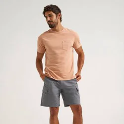 Wrangler Men's 9" ATG Highland Cargo Shorts - Gray 40