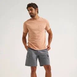 Wrangler Men's 9" ATG Highland Cargo Shorts - Gray 40