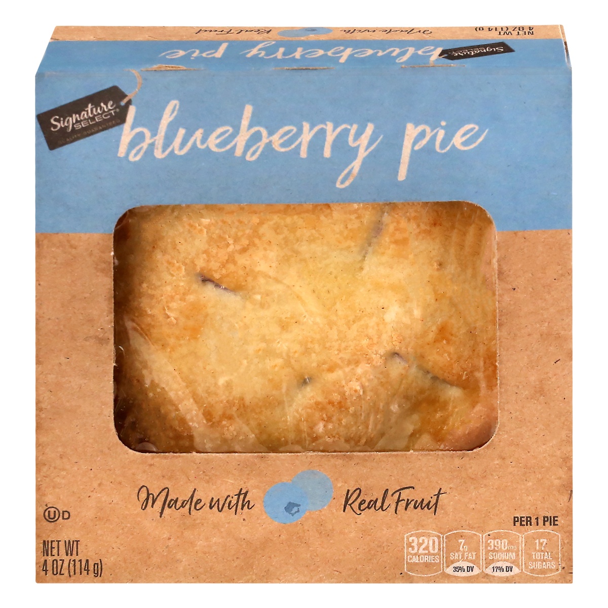 slide 1 of 9, Signature Select S Sel Blueberry Pie Mini, 1 ct