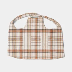 Plaid Smocked Apron Green - Threshold™
