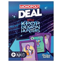 Monopoly Deal: KPop Demon Hunters Card Game, Easter Gifts for Kids, Ages 8 and Up