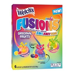 Welch's Fusions Original Fruit Snacks Bag - 4.8oz/6ct