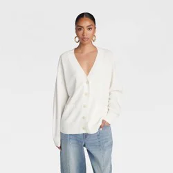 KBB by KAHLANA Women's 'The Grandpa Cardi Sweater' - Cream S