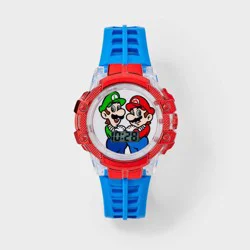 Nintendo Boys' Mario and Luigi Watch - Blue
