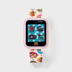 Disney Girls' Toy Story Light Up Interactive Watch - Light Pink