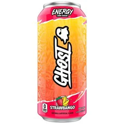 GHOST Energy Drink Strawbango Single - 16oz