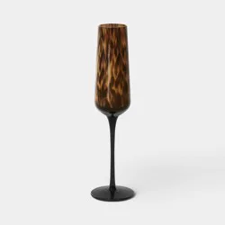 6.7 fl oz Glass Tortoise Champagne Flute - Threshold™