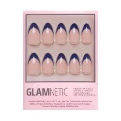 Glamnetic Fake Nails - French Riviera - 30ct - Ulta Beauty: Almond Shape, Gloss Finish, ABS Material