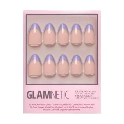 Glamnetic Fake Nails - French Lilac - 30ct - Ulta Beauty: Almond Shape, Gloss Finish, ABS Material
