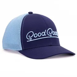 Good Good Golf Adult Polyester Ideal Trucker Baseball Hat - Navy Blue