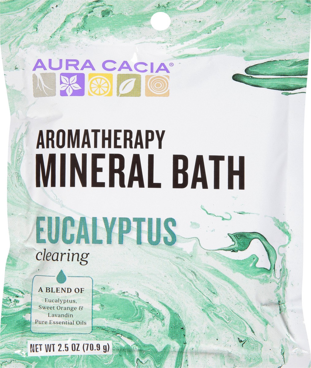 slide 7 of 12, Aura Cacia Clearing Eucalyptus Aromatherapy Mineral Bath, 2.5 oz