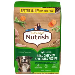 Rachael Ray Nutrish Real Chicken and Vegetable Recipe Dry Dog Food - 30lbs