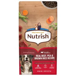 Rachael Ray Nutrish Real Beef, Pea and Brown Rice Recipe Dry Dog Food - 5lbs