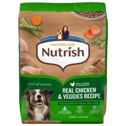 Rachael Ray Nutrish Real Chicken and Vegetable Recipe Dry Dog Food - 13lbs