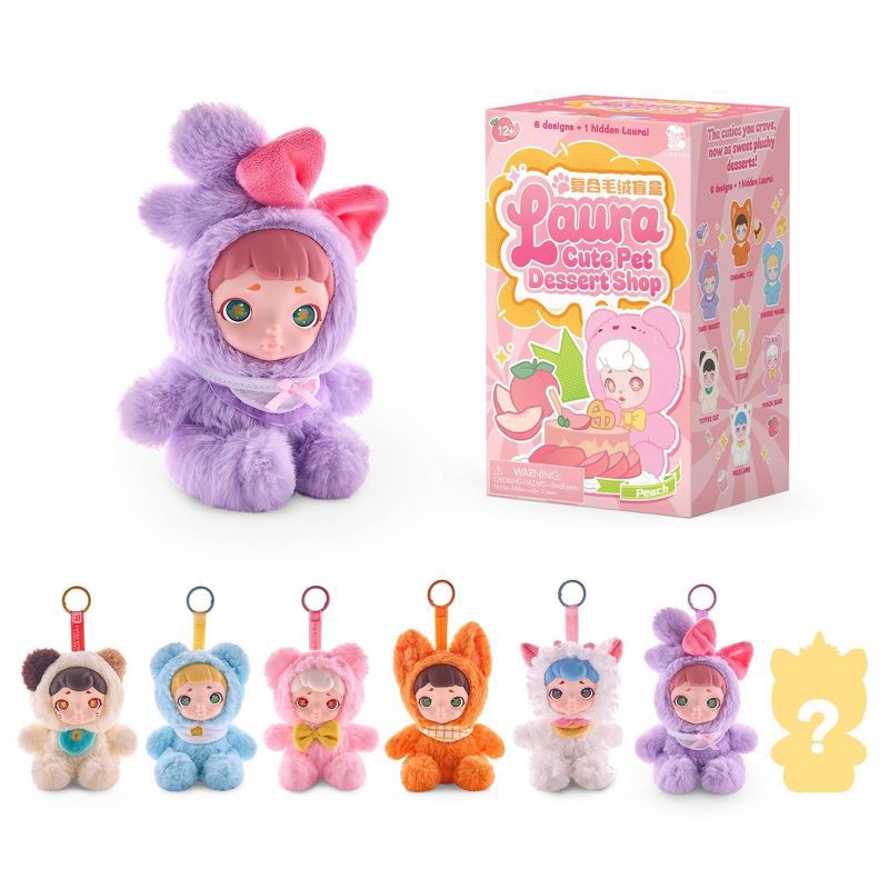slide 1 of 7, Laura Girl Cute Pet Dessert Shop Series Plush Collectible Surprise Blind Box, 1 ct