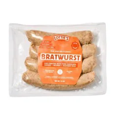 Lottie's Meats Bratwurst - 12oz/4ct