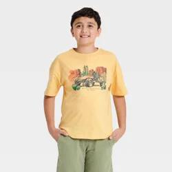 Boys' Dune Buggy Short Sleeve Oversized Graphic T-Shirt - Cat & Jack™ Yellow L