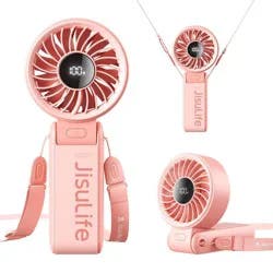 JISULIFE Handheld Portable Fan Life7 Pink