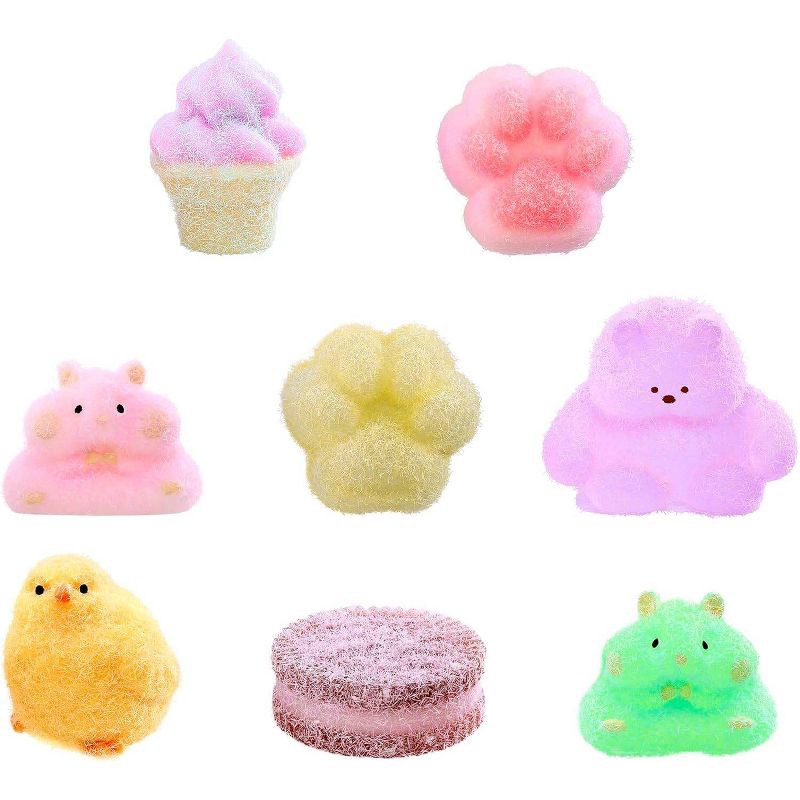 slide 3 of 4, Tataba Squishy, Collectible, Cute Characters, DIY Flocking, Blind Box, Age 3+, 1 ct