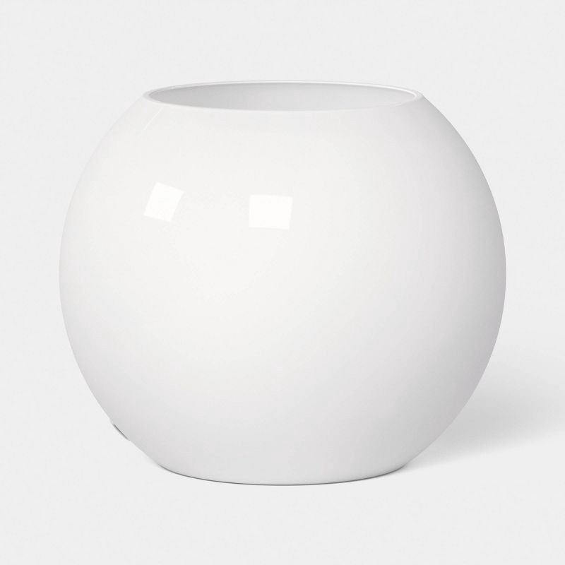 slide 1 of 5, Mini Glass Globe Lamp White - Room Essentials™, 1 ct