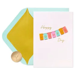 American Greetings PAPYRUS Mother's Day Card for Mom, Enjoy Every Moment, Includes Premium Lined Envelope and Hummingbird Seal