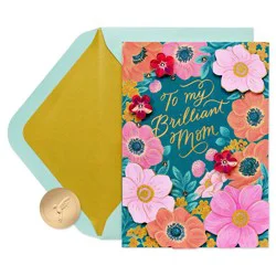 American Greetings PAPYRUS Mother's Day Card for Mom, So Grateful, Includes Premium Lined Envelope and Hummingbird Seal